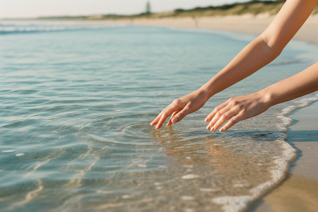SSC Hands Ocean Water